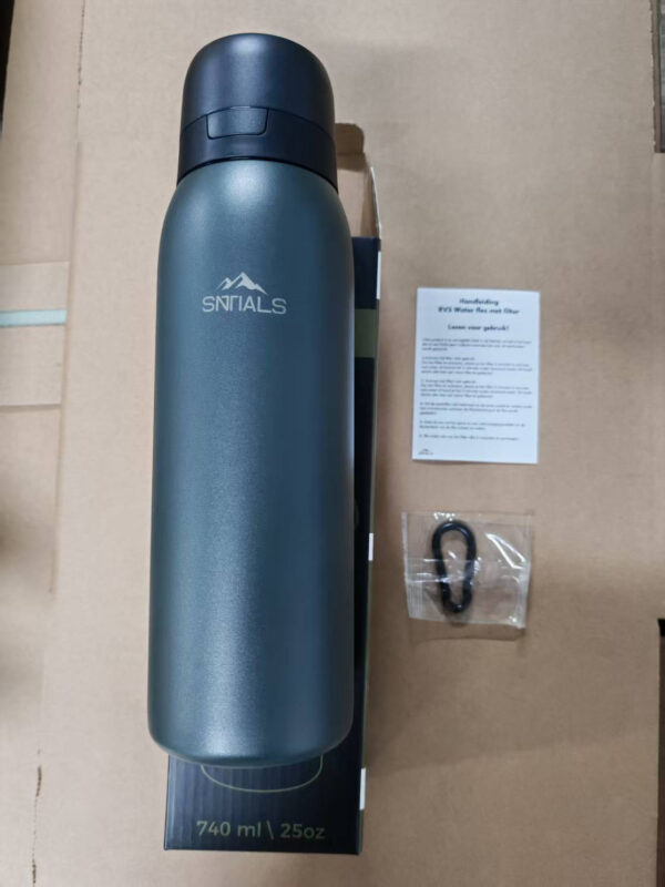 SNTIALS - RVS fles + waterfilter