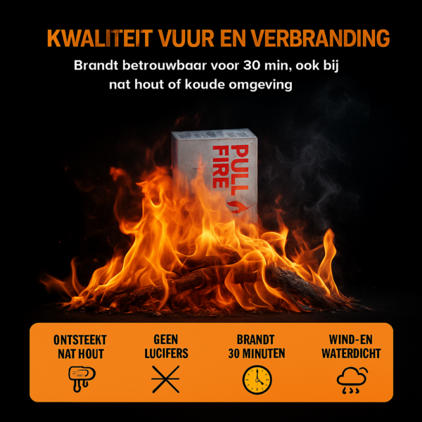 Pull start fire 3 stuks - Afbeelding 2